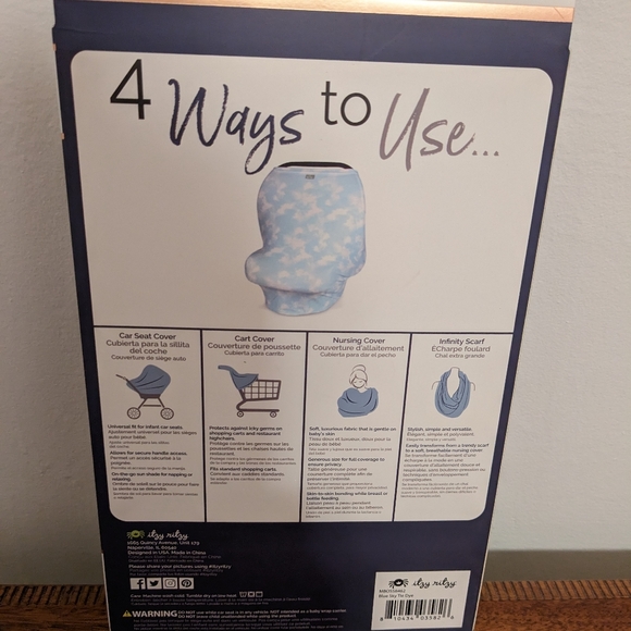 Itzy Ritzy Mom Boss Multi Use Cover and Scarf - Picture 2 of 2